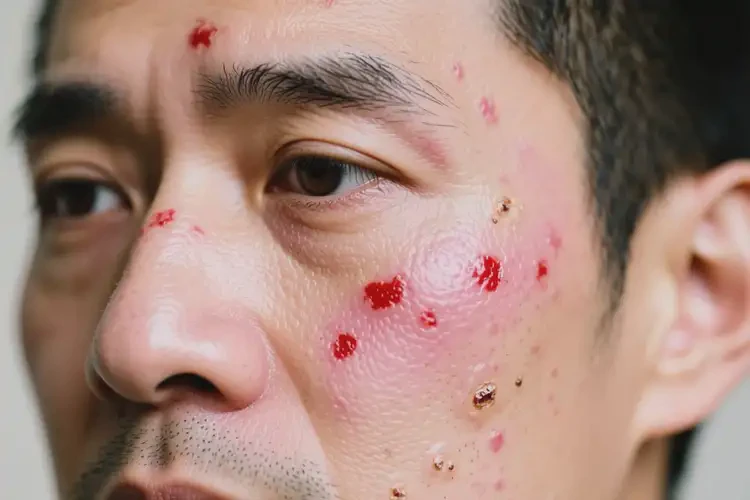 男人面部容易起湿疹可以彻底自愈吗(图2)