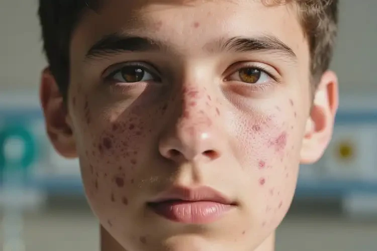 青年人臉上有濕疹不管它會自己痊愈嗎(圖4)