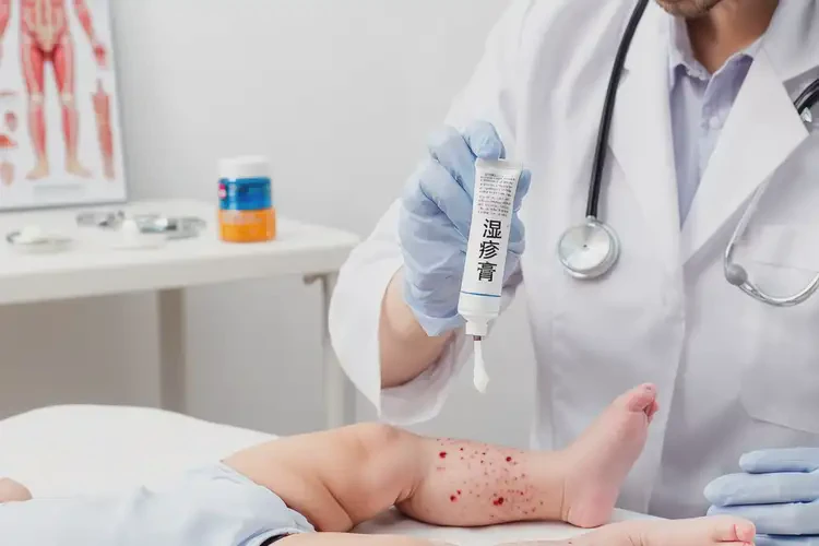嬰幼兒小腿出現(xiàn)濕疹不管它會自己痊愈嗎(圖2)