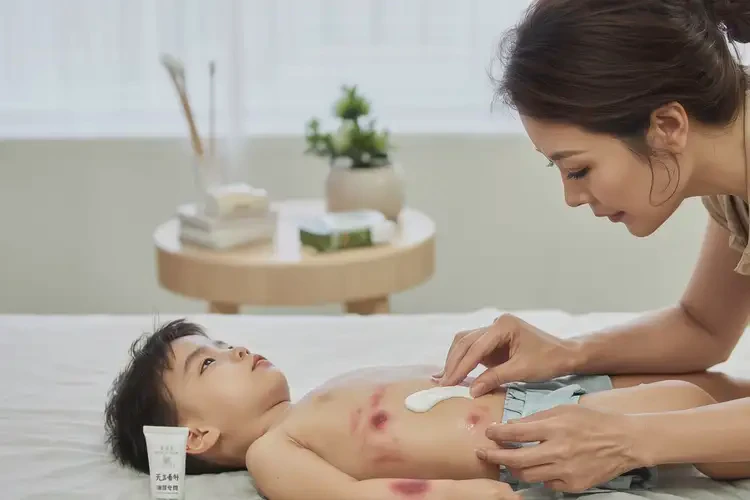 少儿肚子经常起湿疹不管它会自己自愈吗(图3)