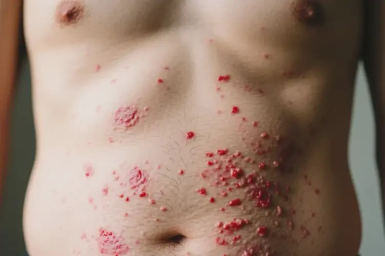 男人肚子出濕疹不管它會自己好嗎(圖4)