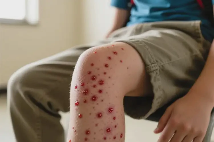 中學(xué)生身上出濕疹不管它會自己痊愈嗎(圖2)