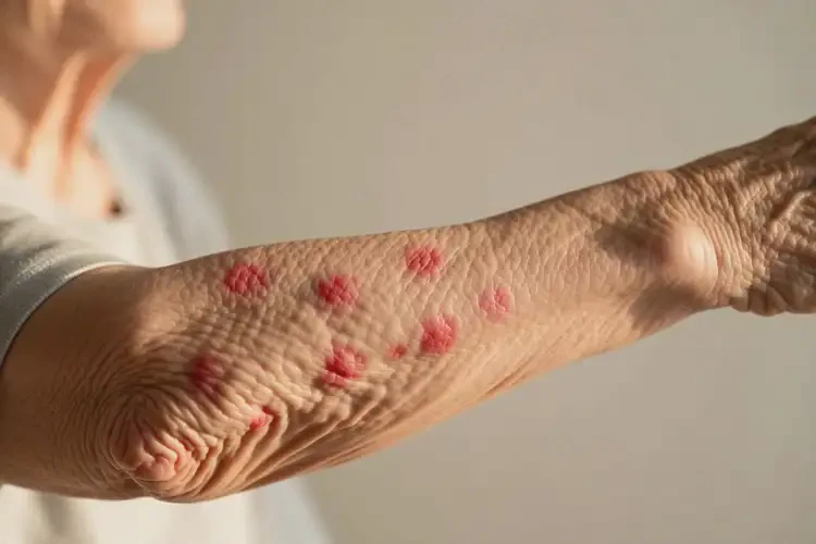 老人手臂經(jīng)常起濕疹能夠徹底治愈嗎(圖4)