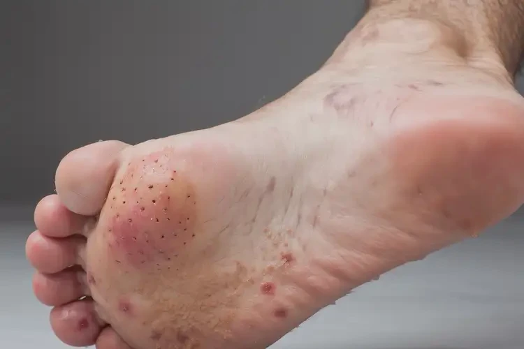 男性腳上出濕疹能徹底自愈嗎(圖4)