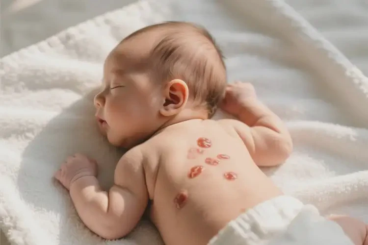 寶寶全身出濕疹不管它會(huì)自己痊愈嗎(圖2)