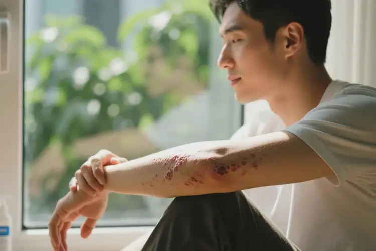 男性身上容易起濕疹能靠自己自愈嗎(圖2)