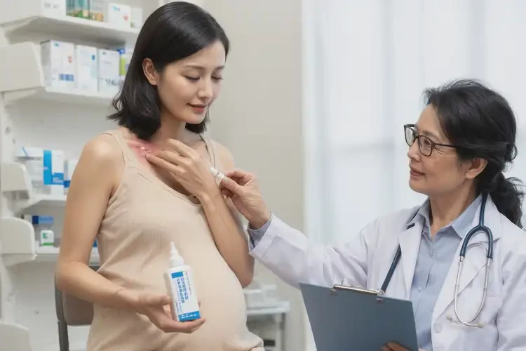 孕婦脖子長濕疹不管它會自己自愈嗎(圖4)