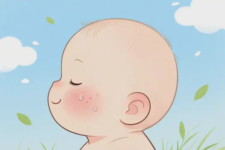 小兒面部起濕疹能靠自己自愈嗎(圖4)