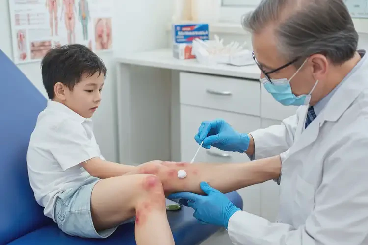 小孩大腿起濕疹能徹底自愈嗎(圖2)