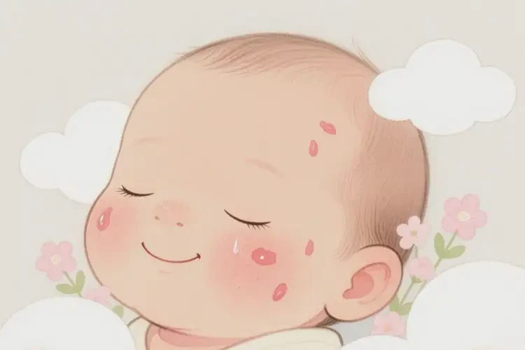 新生兒臉上長濕疹可不可以徹底自愈(圖4)