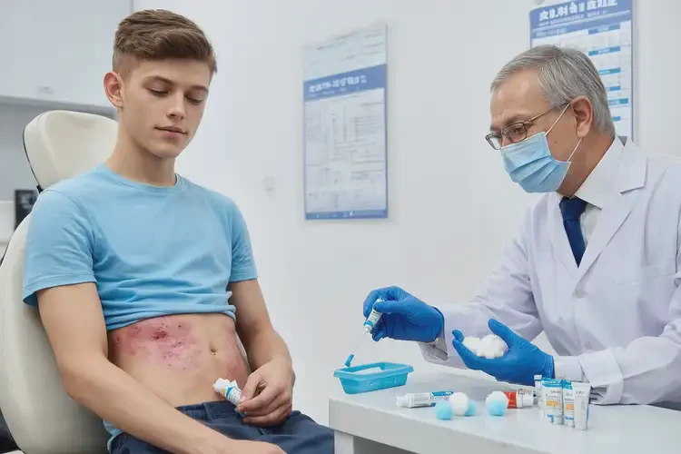 青年人肚子上長濕疹能夠徹底治愈嗎(圖3)