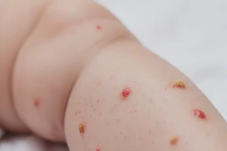 嬰兒小腿長濕疹能徹底自愈嗎(圖4)