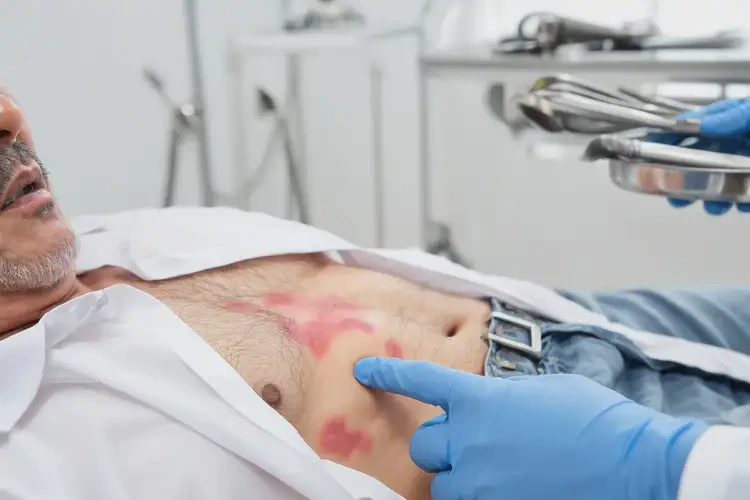 男人肚子經(jīng)常起濕疹能夠徹底治愈嗎(圖4)