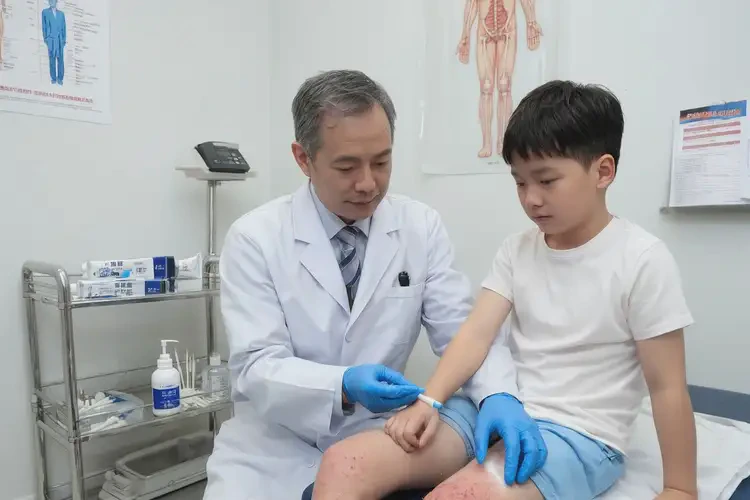 小孩大腿上出濕疹不管它會自己痊愈嗎(圖3)