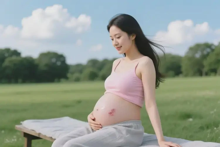 孕婦肚子上容易起濕疹不管它會自己自愈嗎(圖1)