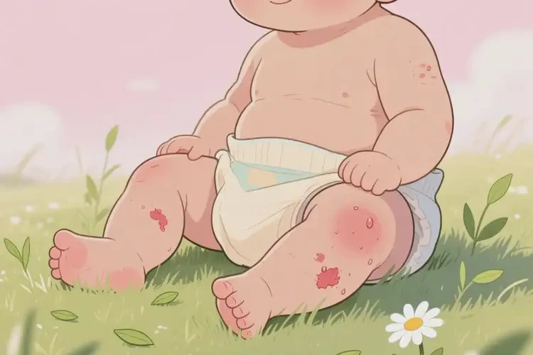 婴幼儿大腿偶尔起湿疹不管它会自己自愈吗(图4)