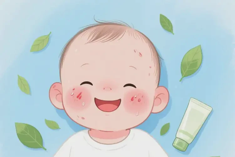 幼兒面部有濕疹不管它會(huì)自己好嗎(圖3)