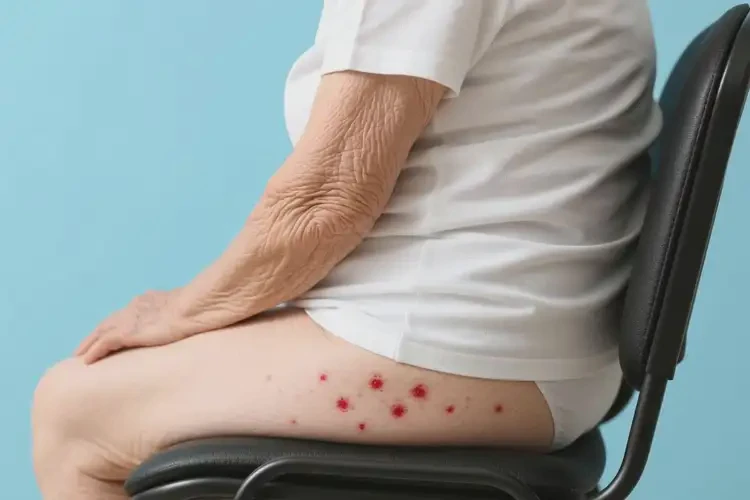 老年人屁股上偶爾起濕疹不管它會(huì)自己自愈嗎(圖1)