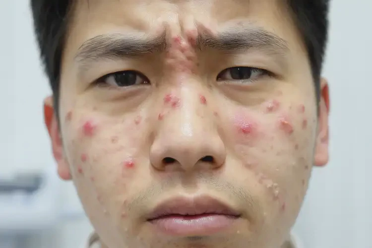 男生面部经常长湿疹不管它会自己自愈吗(图4)