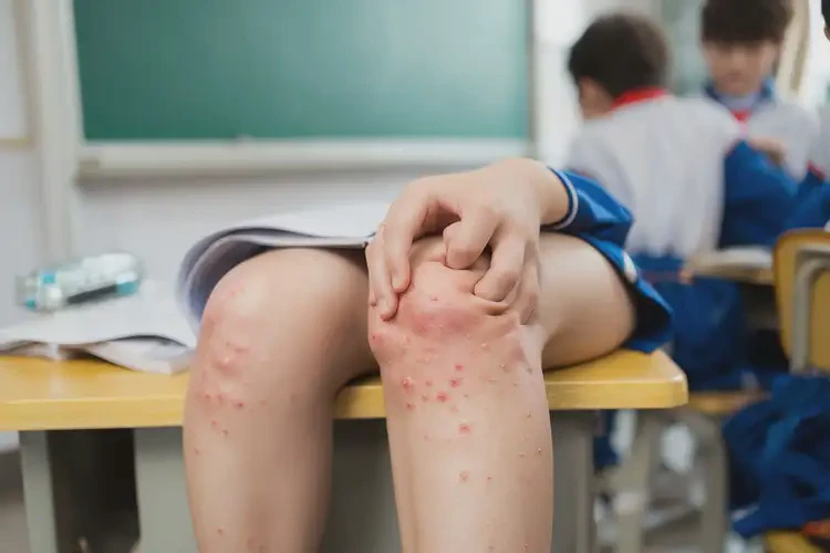小學(xué)生大腿偶爾起濕疹不管它會自己自愈嗎(圖4)
