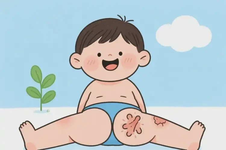 兒童屁股上出濕疹可不可以徹底自愈(圖3)