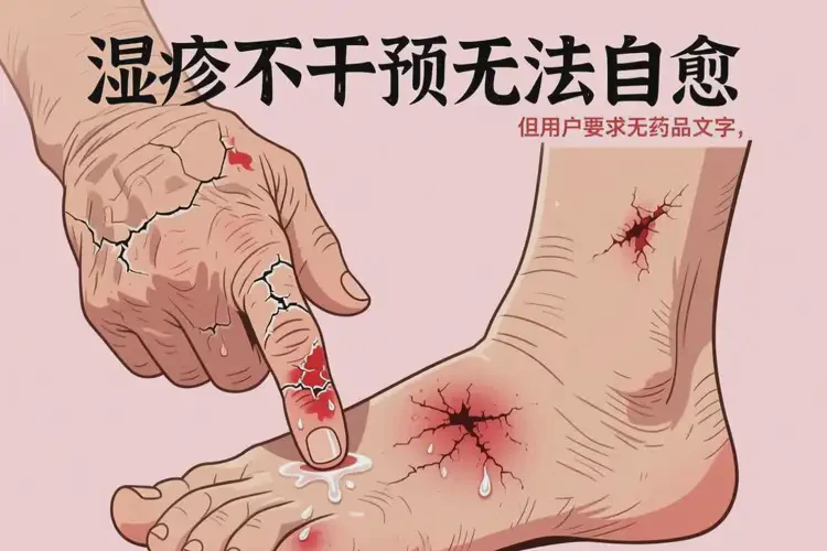 老人四肢容易起濕疹不管它會自己痊愈嗎(圖1)