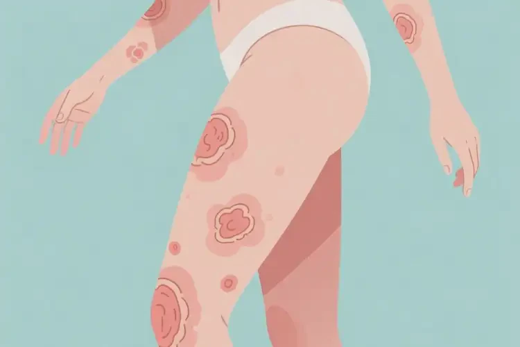 女人四肢出現(xiàn)濕疹可以徹底自愈嗎(圖1)