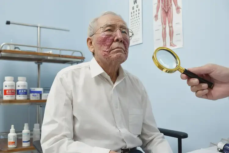 老人面部偶爾長(zhǎng)濕疹可不可以徹底自愈(圖2)