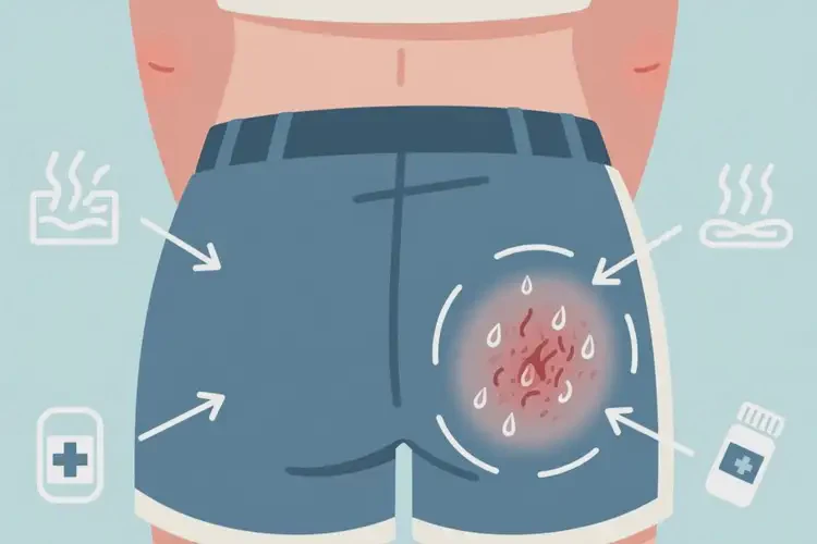 青少年屁股上偶爾起濕疹能夠徹底治愈嗎(圖1)