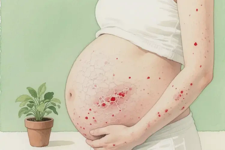 產(chǎn)婦肚子起濕疹能夠徹底治愈嗎(圖1)