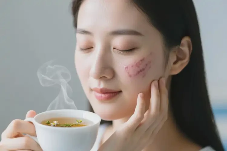 女性臉上經(jīng)常長濕疹不管它會自己好嗎(圖2)