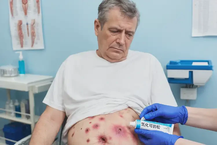 男人肚子上出濕疹不管它會自己自愈嗎(圖3)