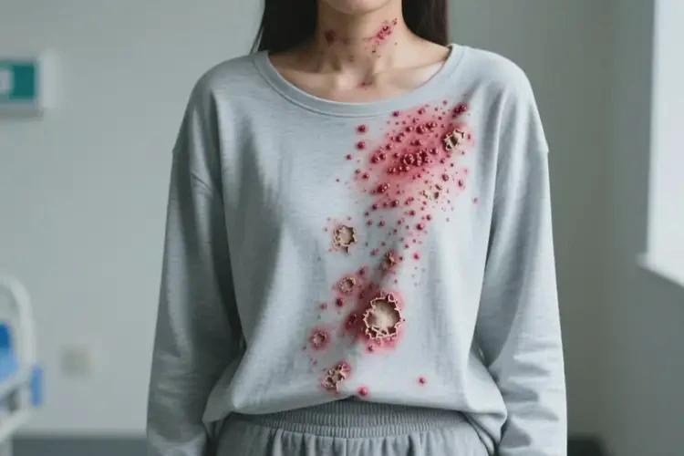 女生全身經(jīng)常起濕疹不管它會自己自愈嗎(圖2)