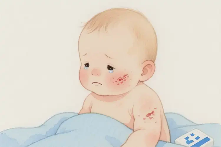 孩子臉上容易起濕疹能徹底自愈嗎(圖4)