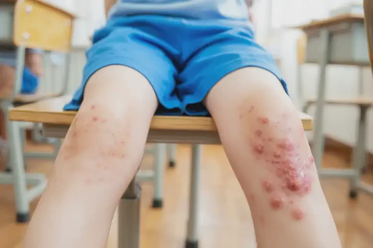 小學(xué)生大腿上偶爾長濕疹不管它會(huì)自己好嗎(圖4)