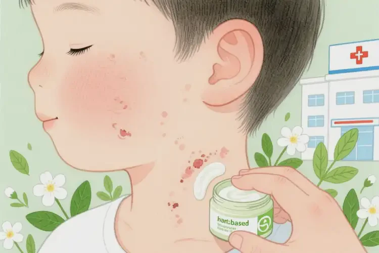 儿童脖子长湿疹不管它会自己痊愈吗(图4)