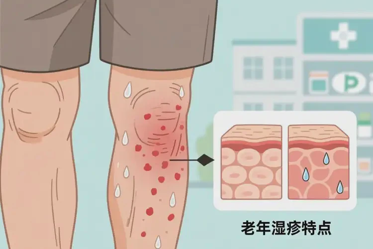 老年人大腿偶爾長濕疹不管它會自己痊愈嗎(圖3)