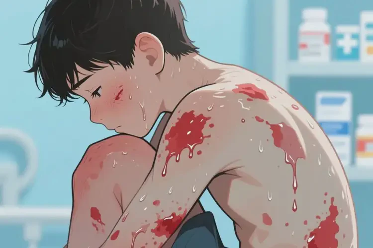 青少年全身出現(xiàn)濕疹不管它會自己痊愈嗎(圖2)