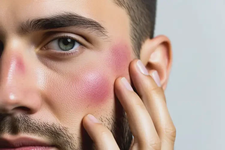 男人臉上長濕疹不管它會自己自愈嗎(圖3)