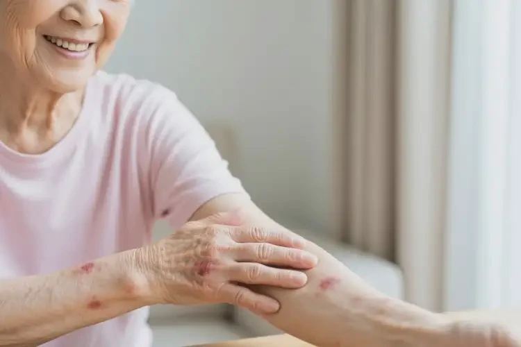 老年人手臂經(jīng)常起濕疹能徹底自愈嗎(圖4)