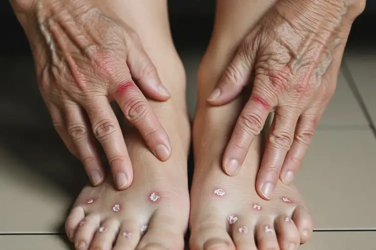 老年人四肢經(jīng)常起濕疹可以徹底自愈嗎(圖2)