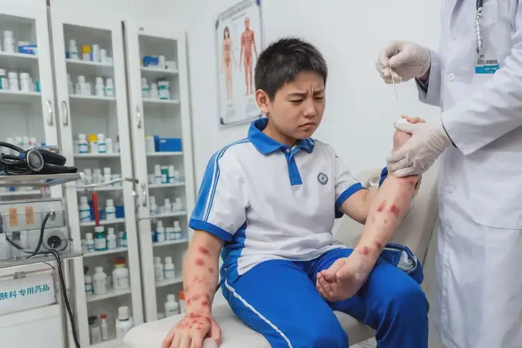 中學(xué)生四肢經(jīng)常長濕疹不管它會自己自愈嗎(圖3)