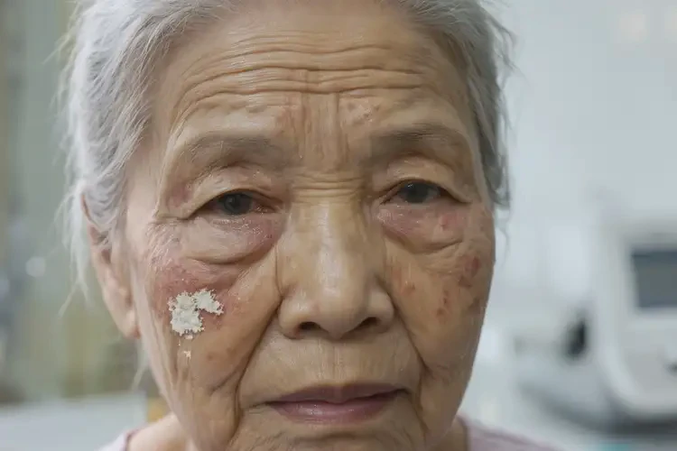 老人臉上有濕疹可以徹底自愈嗎(圖4)