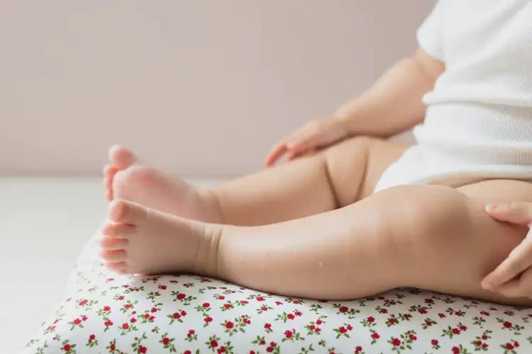 嬰兒小腿上偶爾起濕疹能靠自己自愈嗎(圖2)