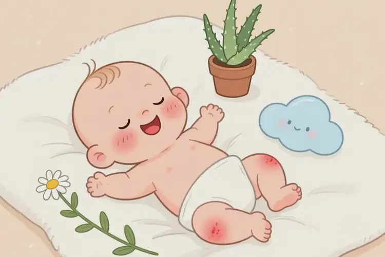 嬰幼兒全身偶爾起濕疹不管它會(huì)自己痊愈嗎(圖3)