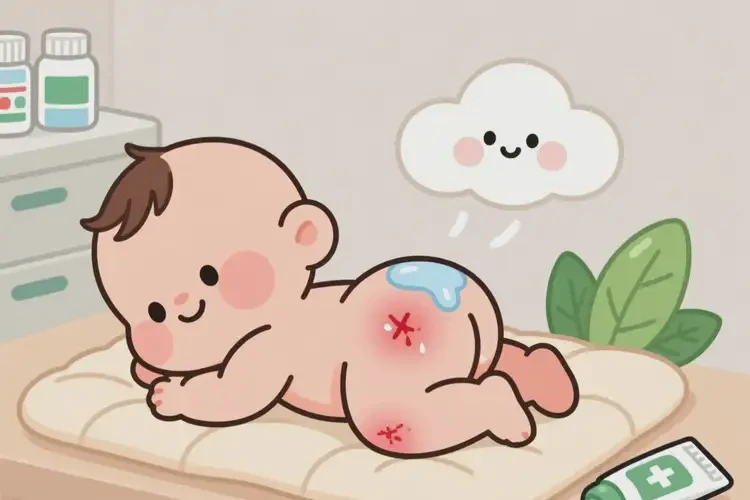 少儿屁股上容易起湿疹能够彻底治愈吗(图3)