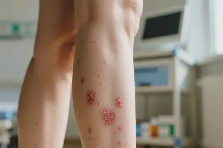 女人小腿上偶爾長濕疹能夠徹底治愈嗎(圖4)