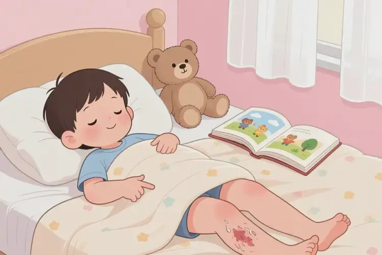 孩子大腿容易起湿疹可不可以彻底自愈(图2)