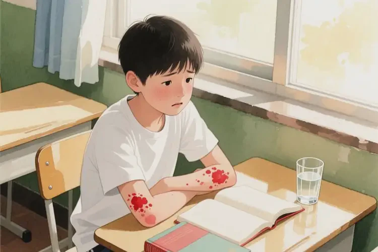 中學生身上起濕疹不管它會自己好嗎(圖4)