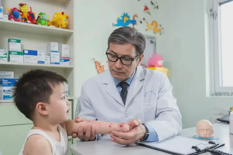 少兒身上偶爾起濕疹可不可以徹底自愈(圖1)